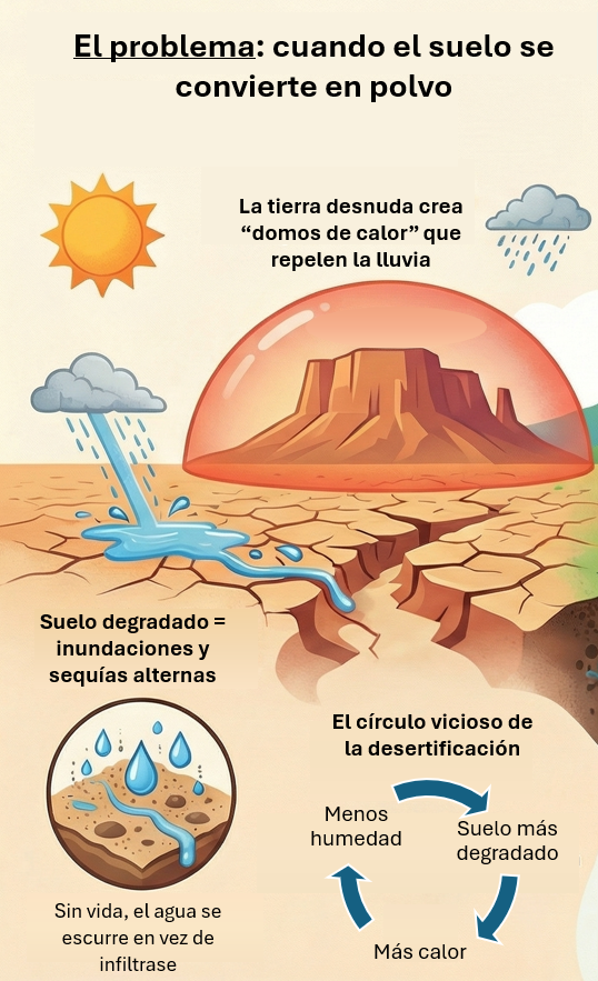 infografía suelo v2 a El problema de un suelo seco y muerto